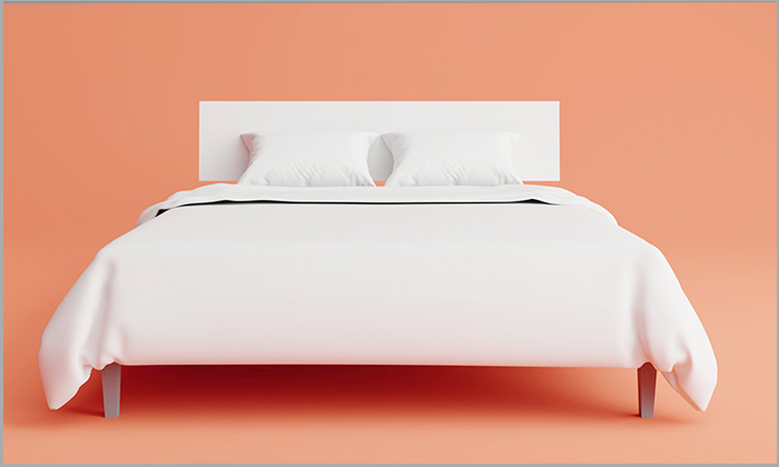 깔끔한 2인 침대